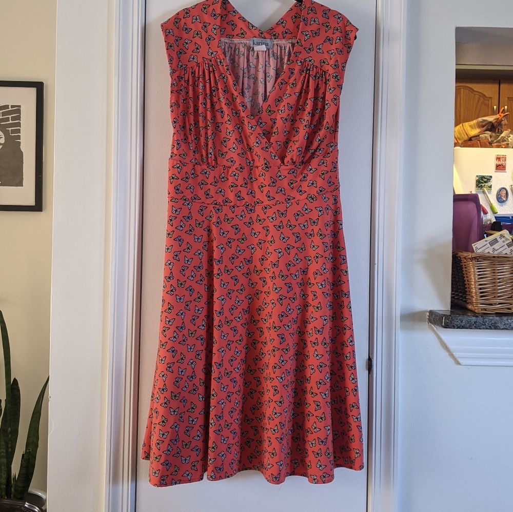 Karina Dresses - Nora Dress in Butterfly Size XL